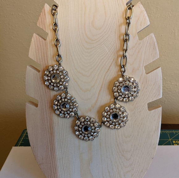 J Crew rhinestone statement necklace - Picture 5 of 10